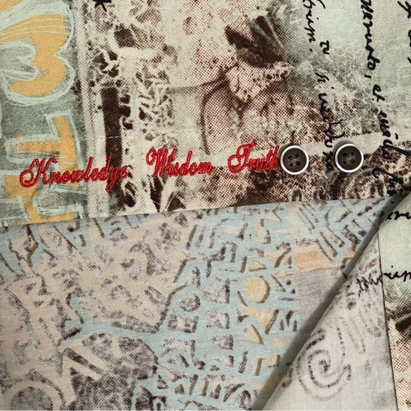 Robert Graham Graffiti Collage Shirt Flip Cuff - Picture 8 of 15